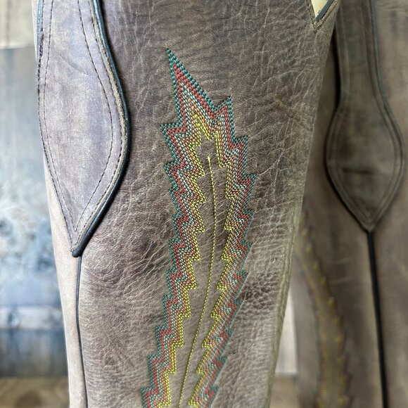 Larry Mahan Tall Western Cowboy Boots Mens 10 D - Picture 12 of 14